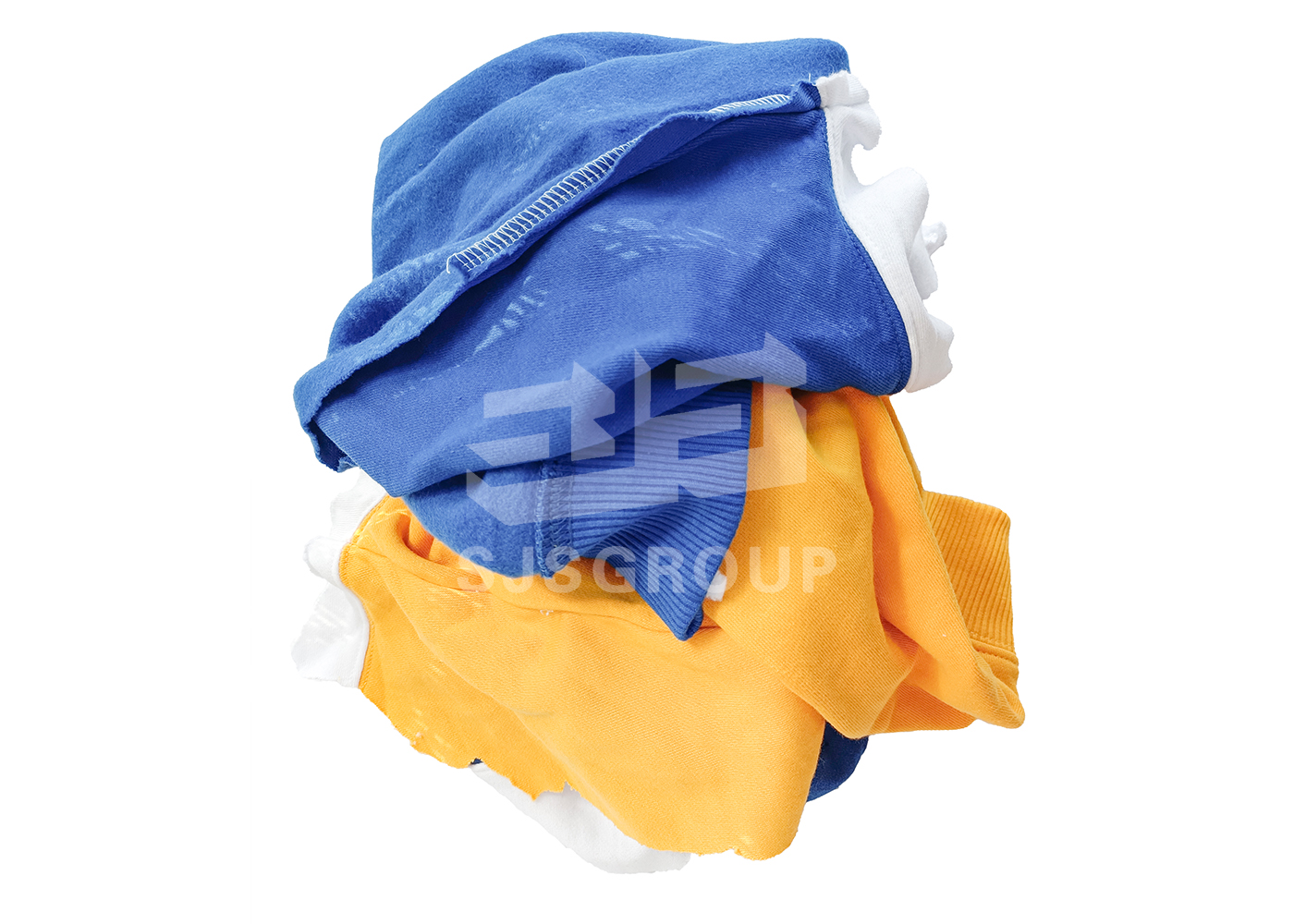Used T Shirt Rags-Color Fleece Sweatshirt Rags
