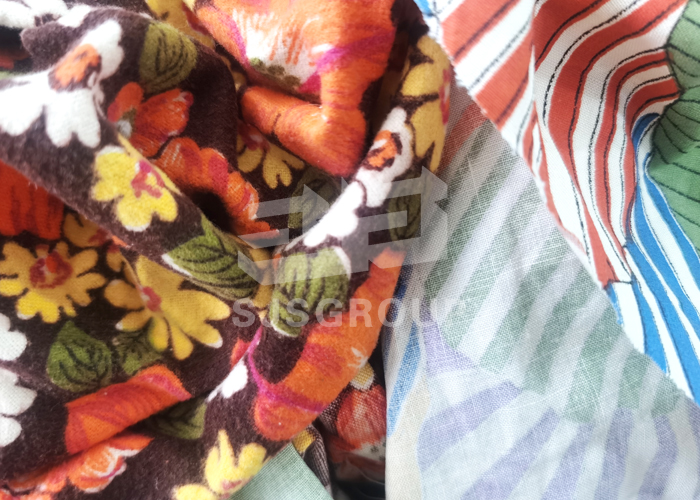 Color Bed Sheet Rags-Color Bed Sheet Cotton Rags (Regular Size)
