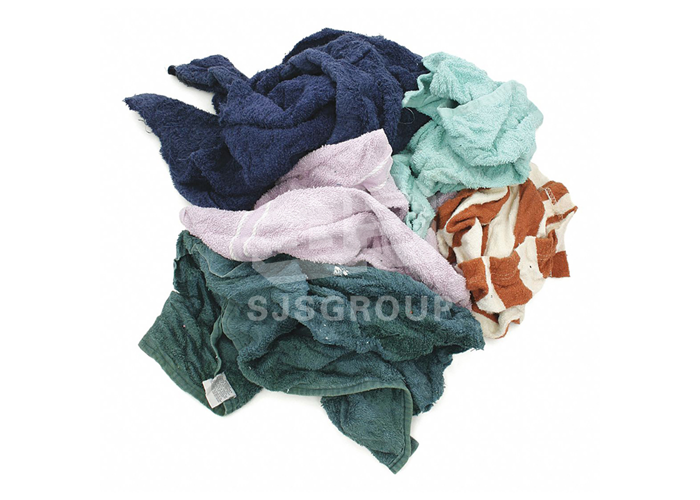Color Towel Rags-Color Towel Cotton Rags (uncut)