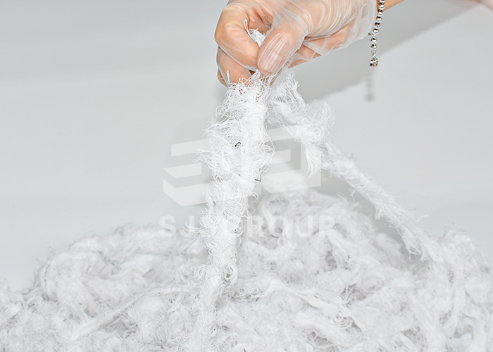 White Cotton Waste-Pure white 10S cotton waste