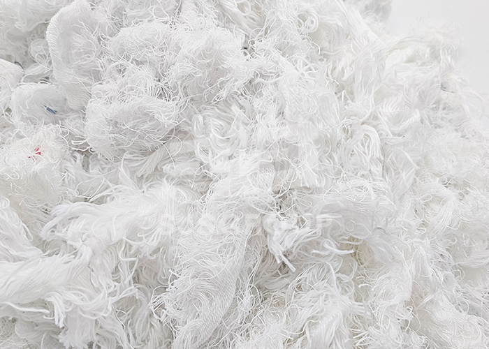 White Cotton Waste-Pure white 10S cotton waste