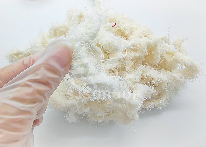White Cotton Waste-Off-white 10S cotton waste