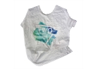 White T Shirt Cotton Rags - Printed White T Shirt Cotton Rags
